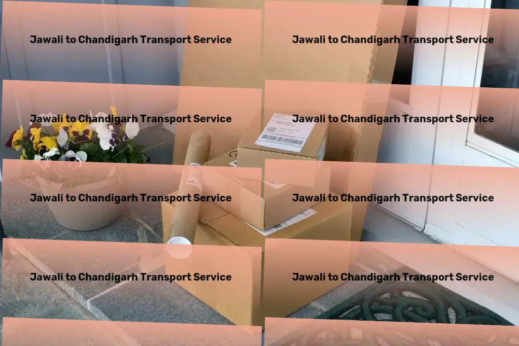 Jawali to Chandigarh Transport Express industrial shipping