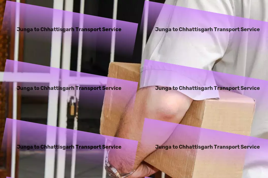 Junga to Chhattisgarh Transport Building bridges, connecting markets - superior logistics within India. - Local goods shipment services