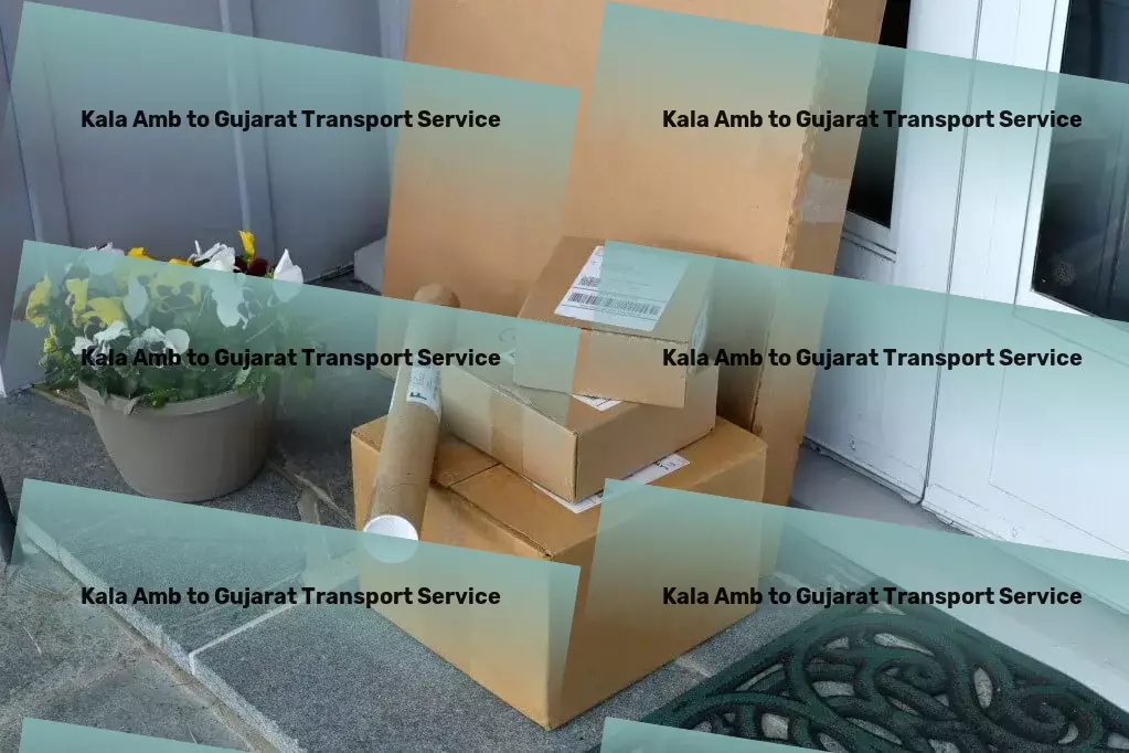 Kala Amb to Gujarat Transport Professional courier operations