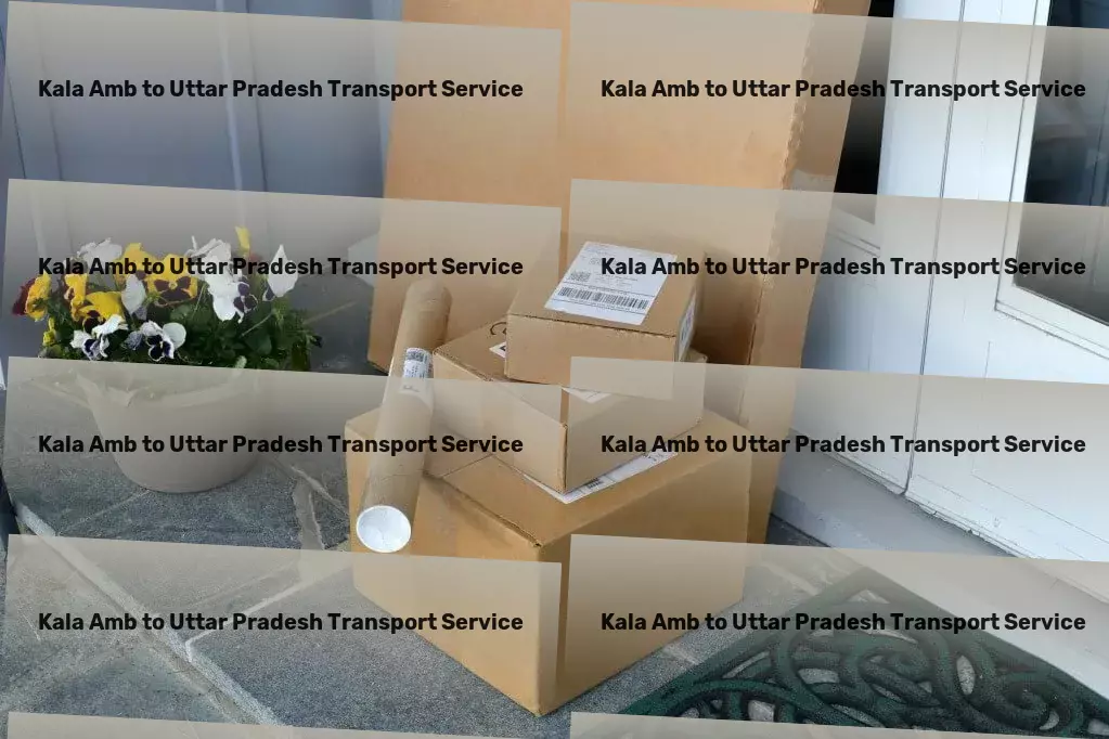 Kala Amb to Uttar Pradesh Transport Nationwide parcel transport