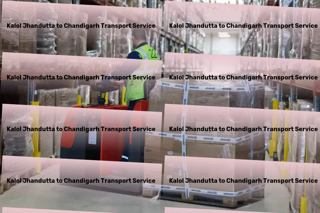 Kalol Jhandutta to Chandigarh Transport From coast to coast - ensuring your goods move smoothly across India. - Specialized cargo logistics