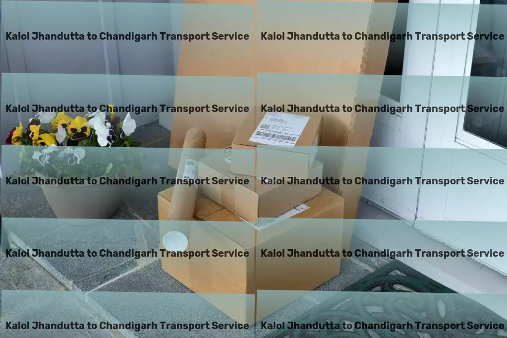 Kalol Jhandutta to Chandigarh Transport Nationwide freight distribution