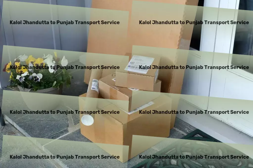 Kalol Jhandutta to Punjab Transport Cross-state transport services