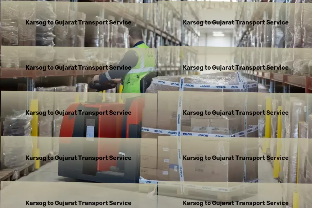 Karsog to Gujarat Transport Seamless transitions through India's logistics challenges. - Nationwide package dispatch