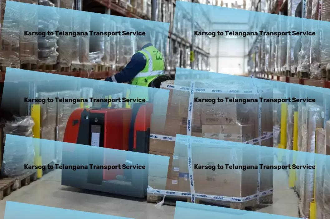 Karsog to Telangana Transport Commercial freight transport