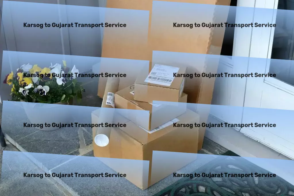 Karsog to Gujarat Transport Rapid freight services