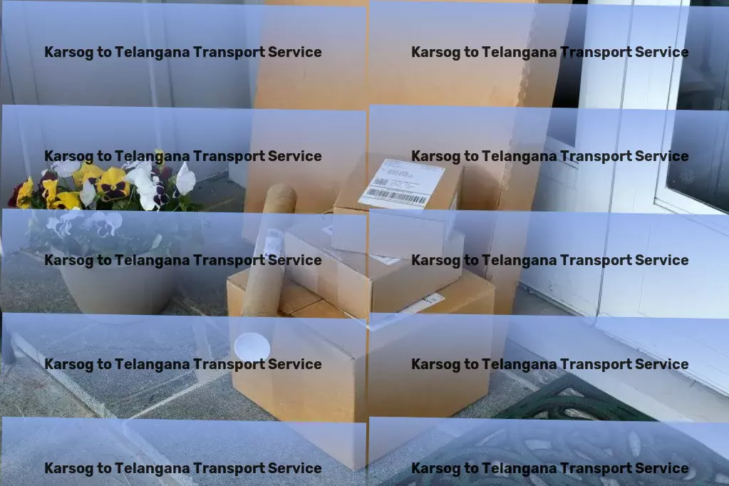 Karsog to Telangana Transport High-speed freight forwarding