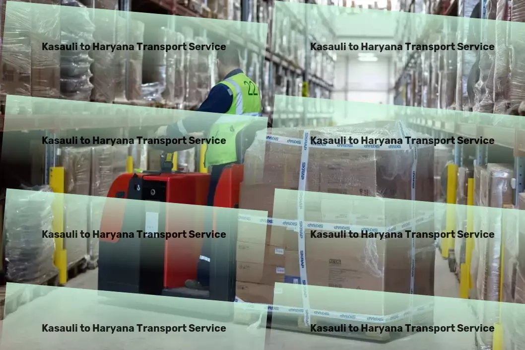 Kasauli to Haryana Transport Advanced package delivery