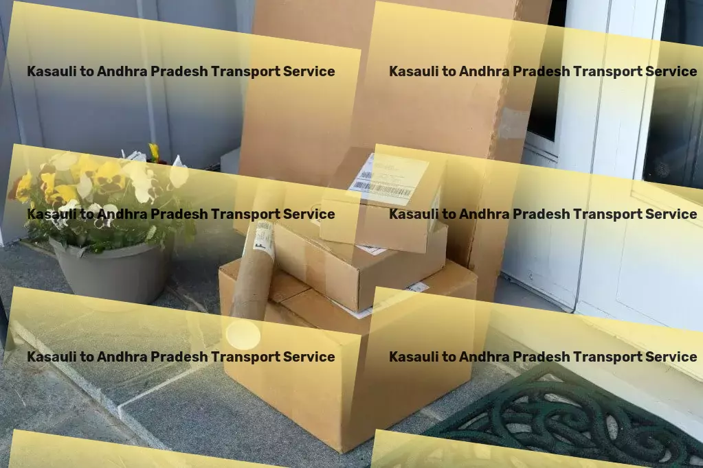 Kasauli to Andhra Pradesh Transport Long-haul cargo transport