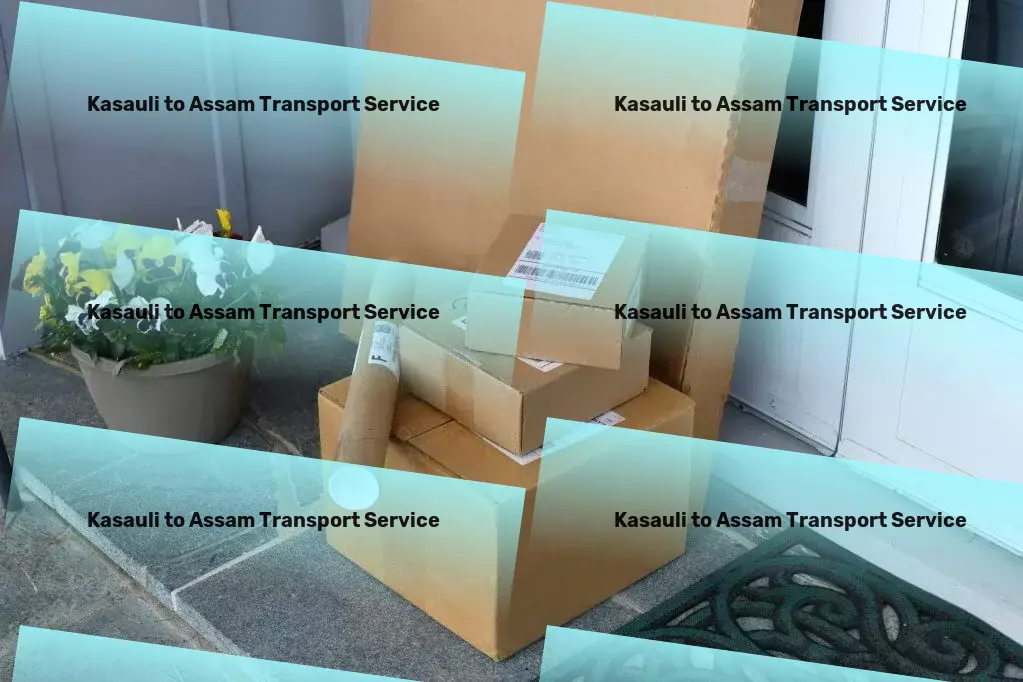 Kasauli to Assam Transport Domestic courier services