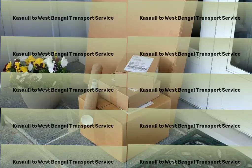 Kasauli to West Bengal Transport Express road carriage services