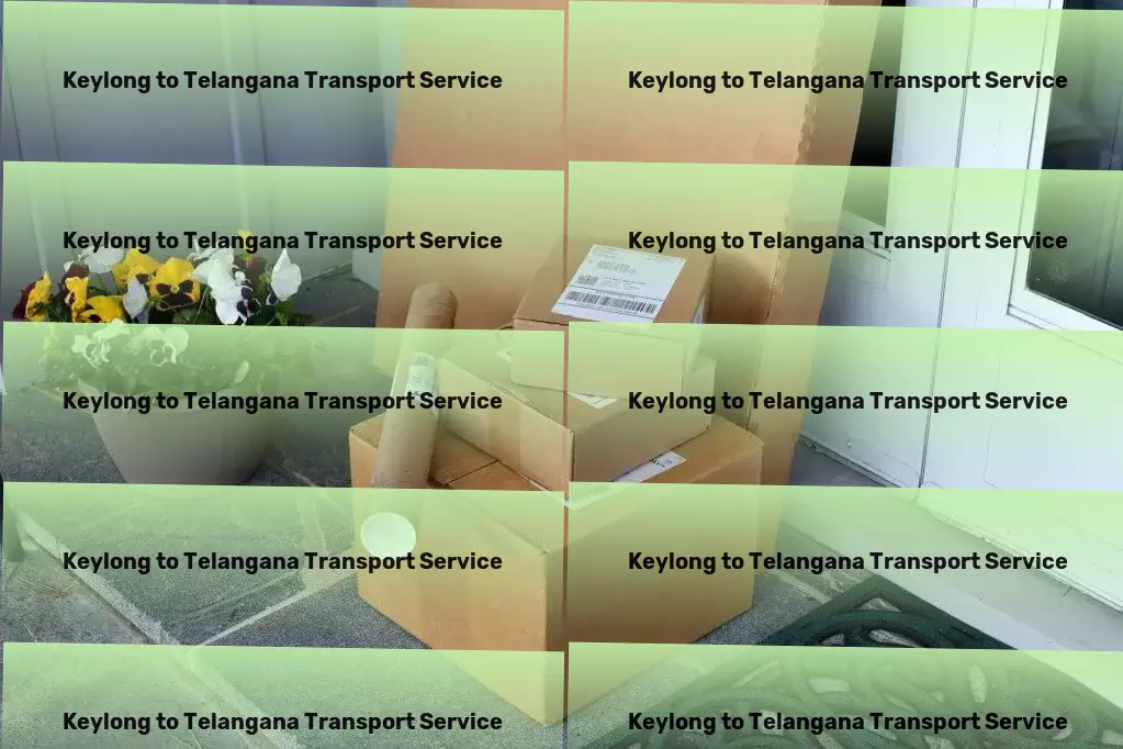 Keylong to Telangana Transport Local package logistics